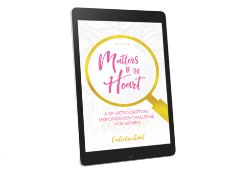 Matters of the Heart: A 52-Week Scripture Memorization Challenge for Women (eBook)