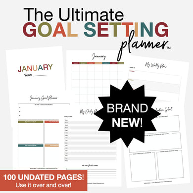 The Ultimate Goal Setting Planner™ Printable PDF