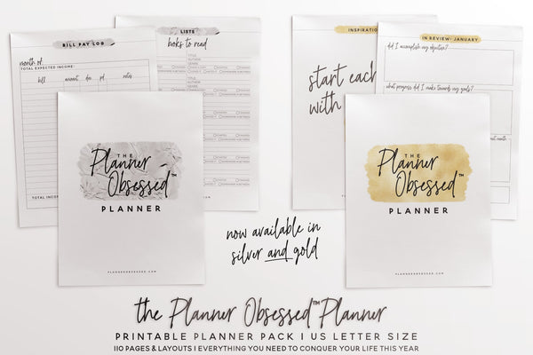 Planner Obsessed™ Planner Printable Pack (Undated)
