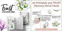Trust 30-Day Scripture Journal + Memory Verse Card Bundle