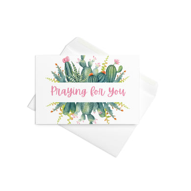 Praying for You Greeting Card & Envelope